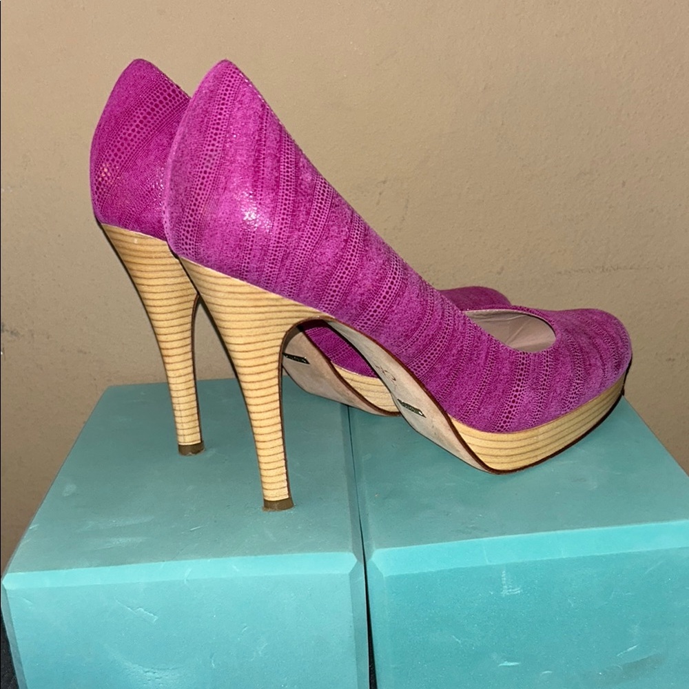 Cole Haan Pink Suede Heels